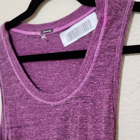 Monrow Purple Ruched Midi Tank Dress - Picture 5 of 11